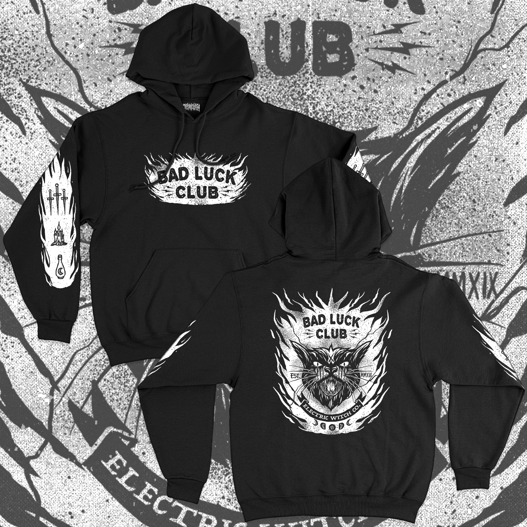 Bad Luck Club Pullover Hoodie
