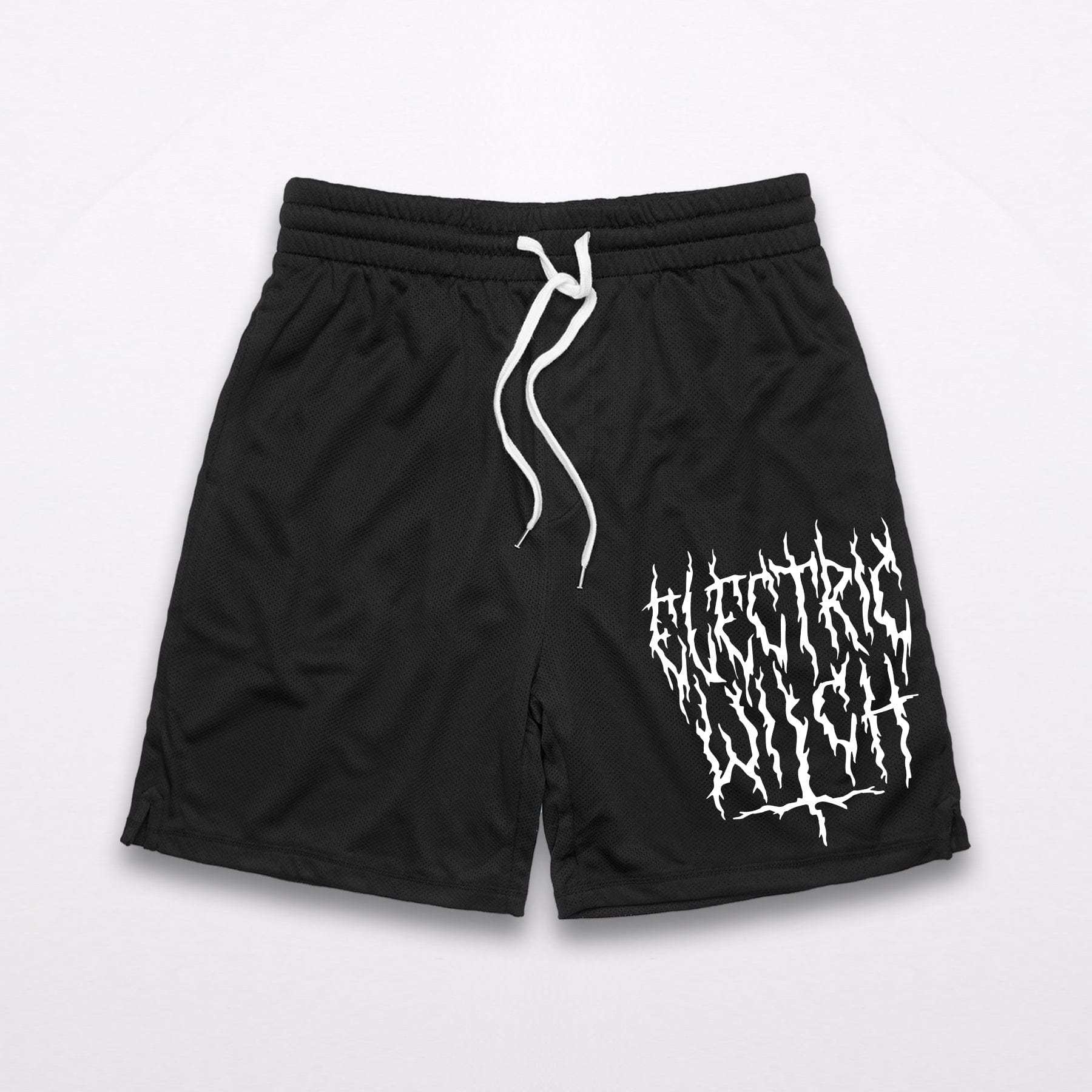 Black Metal Gym Shorts
