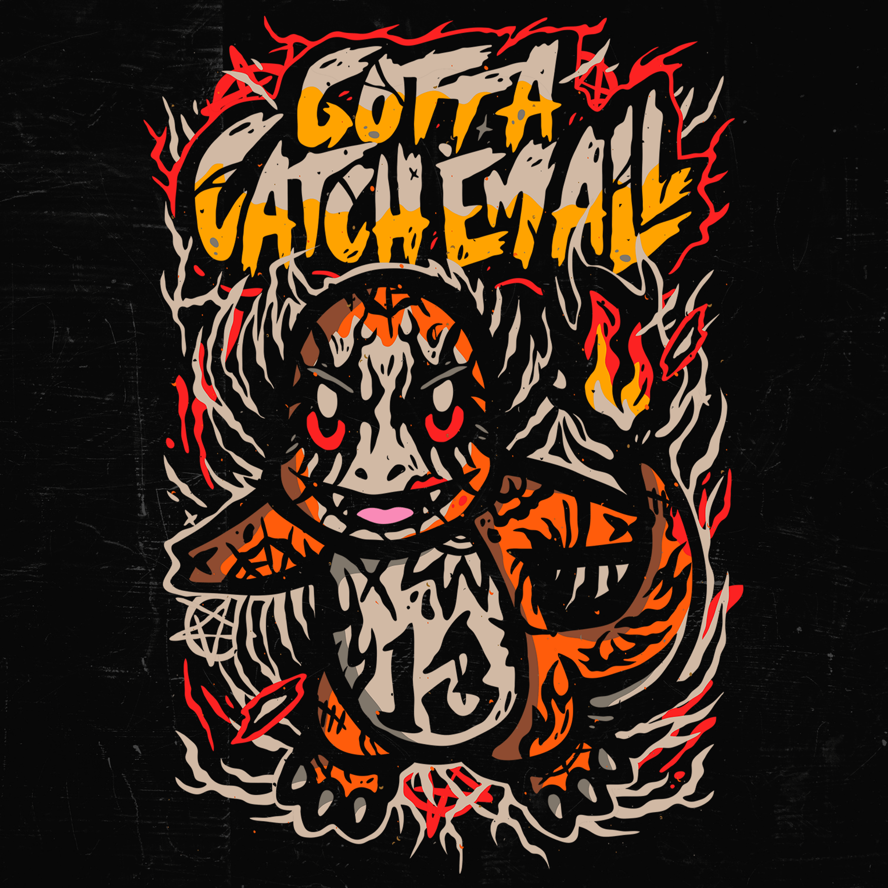 Pocket Monsters Fire T-Shirt