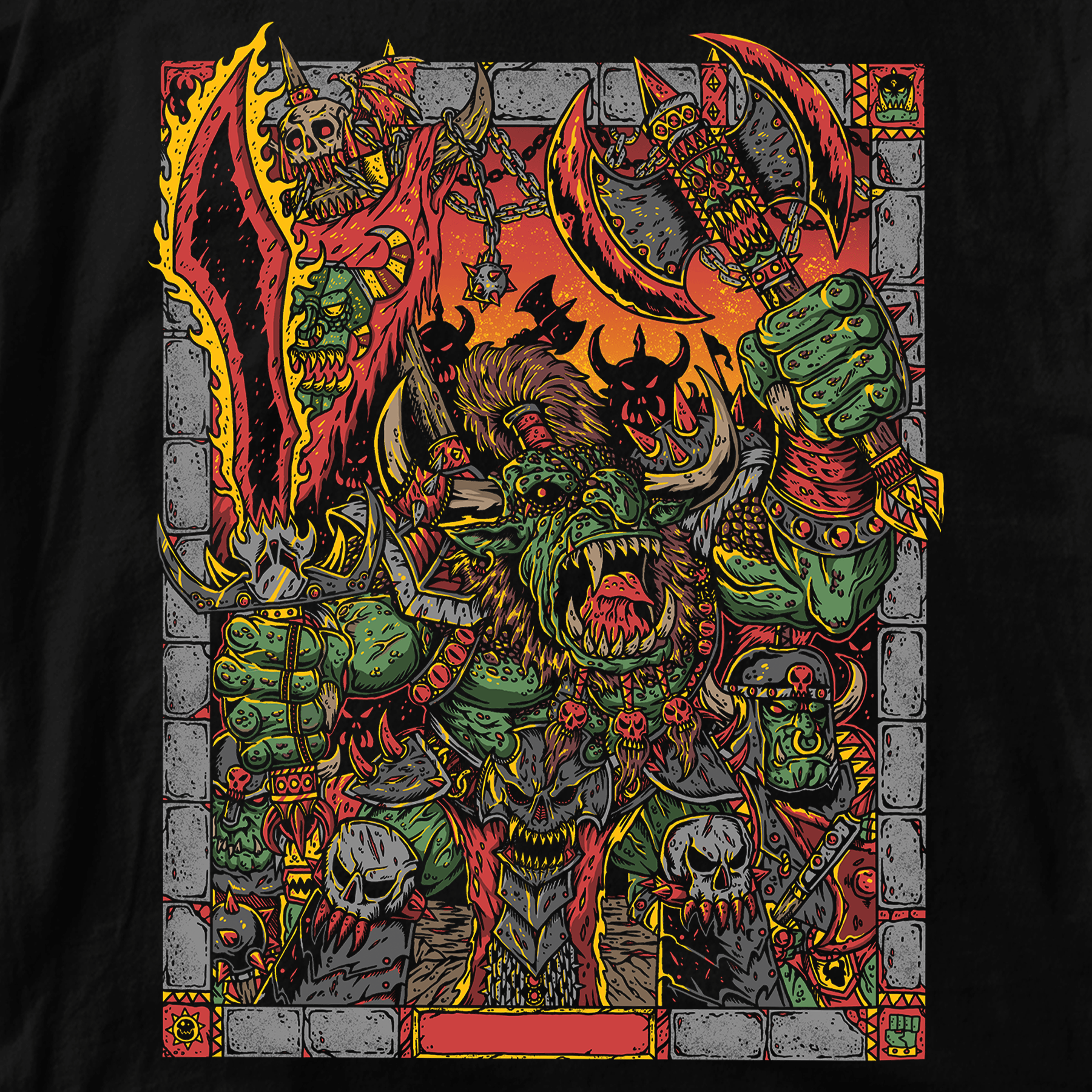 Orc Boss Long Sleeve T-Shirt