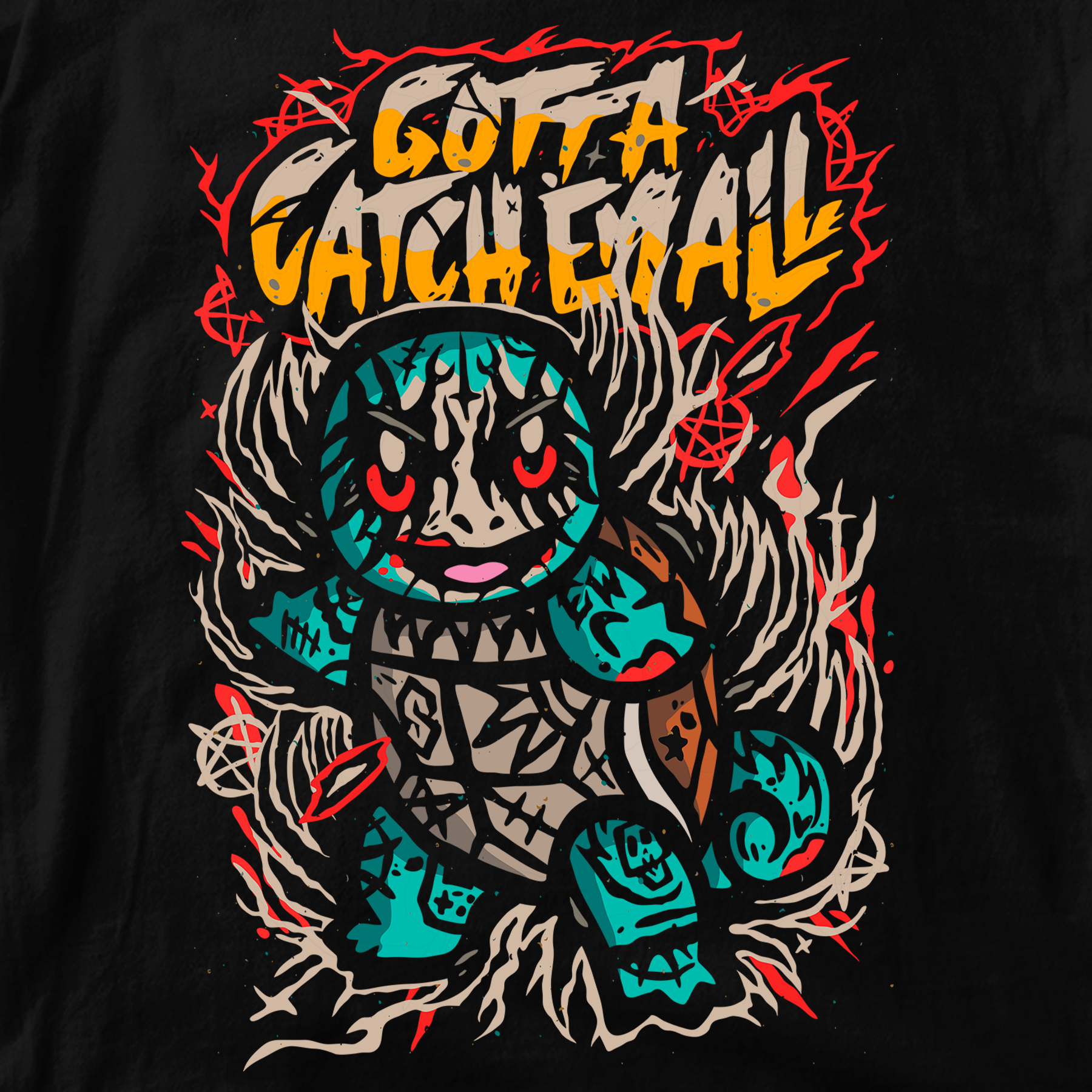Pocket Monsters Water T-Shirt