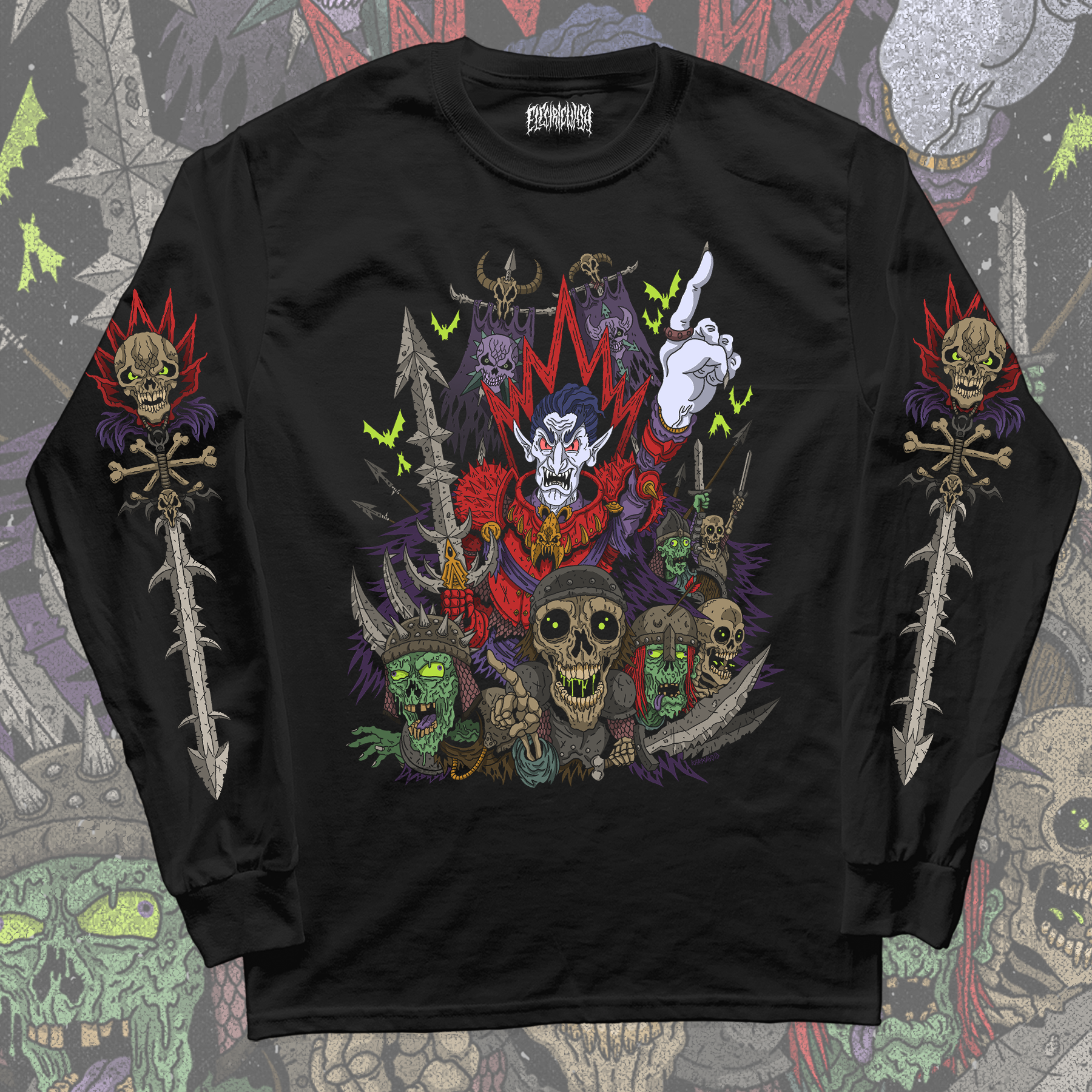 Vampire Lord Long Sleeve T-Shirt