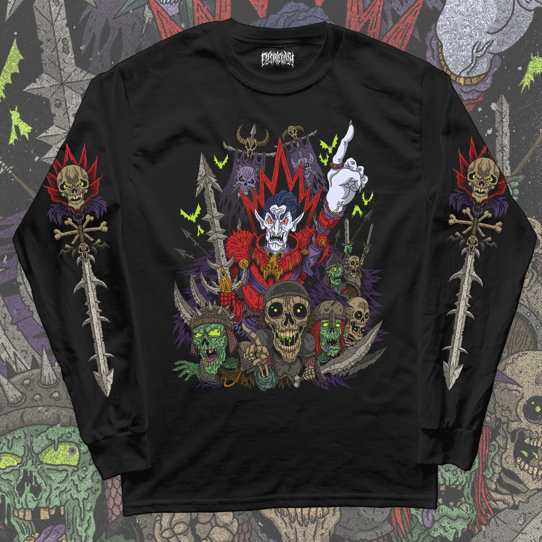 Vampire Lord Long Sleeve T-Shirt