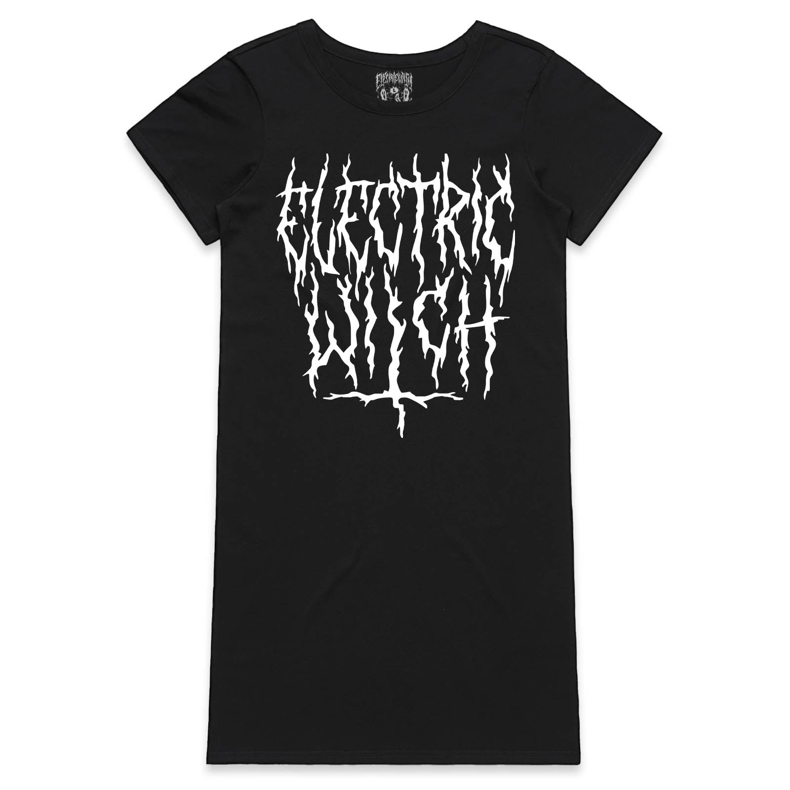 Black Metal T-Shirt Dress