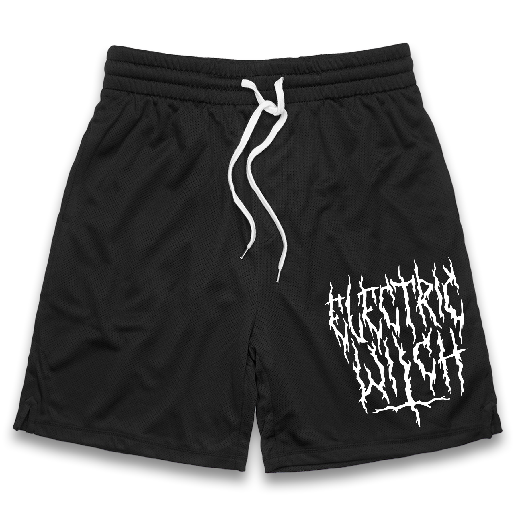 Black Metal Gym Shorts