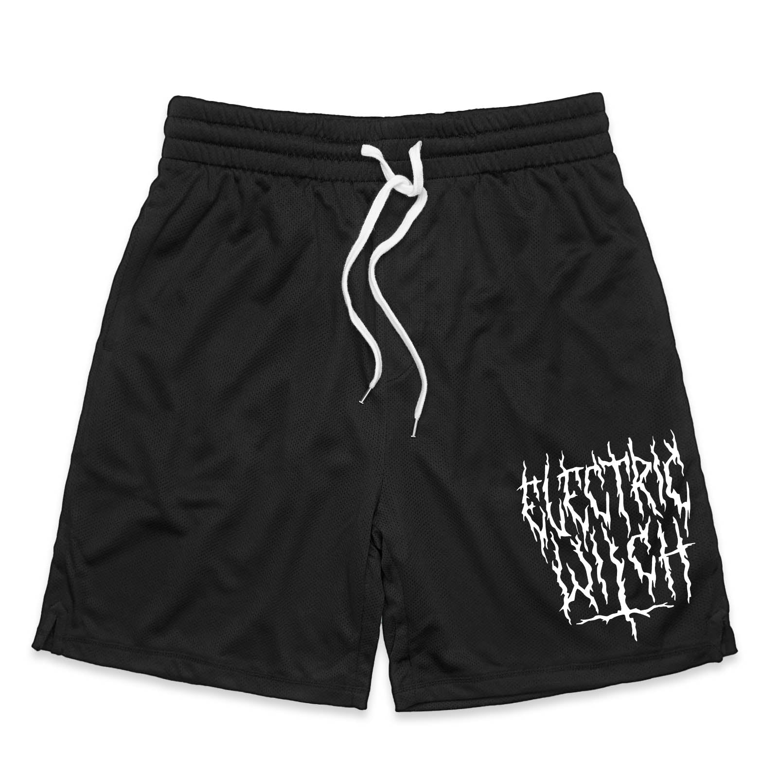 Black Metal Gym Shorts
