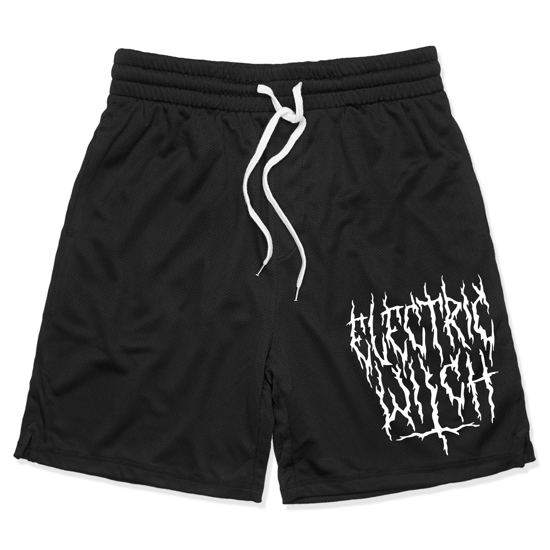 Black Metal Gym Shorts