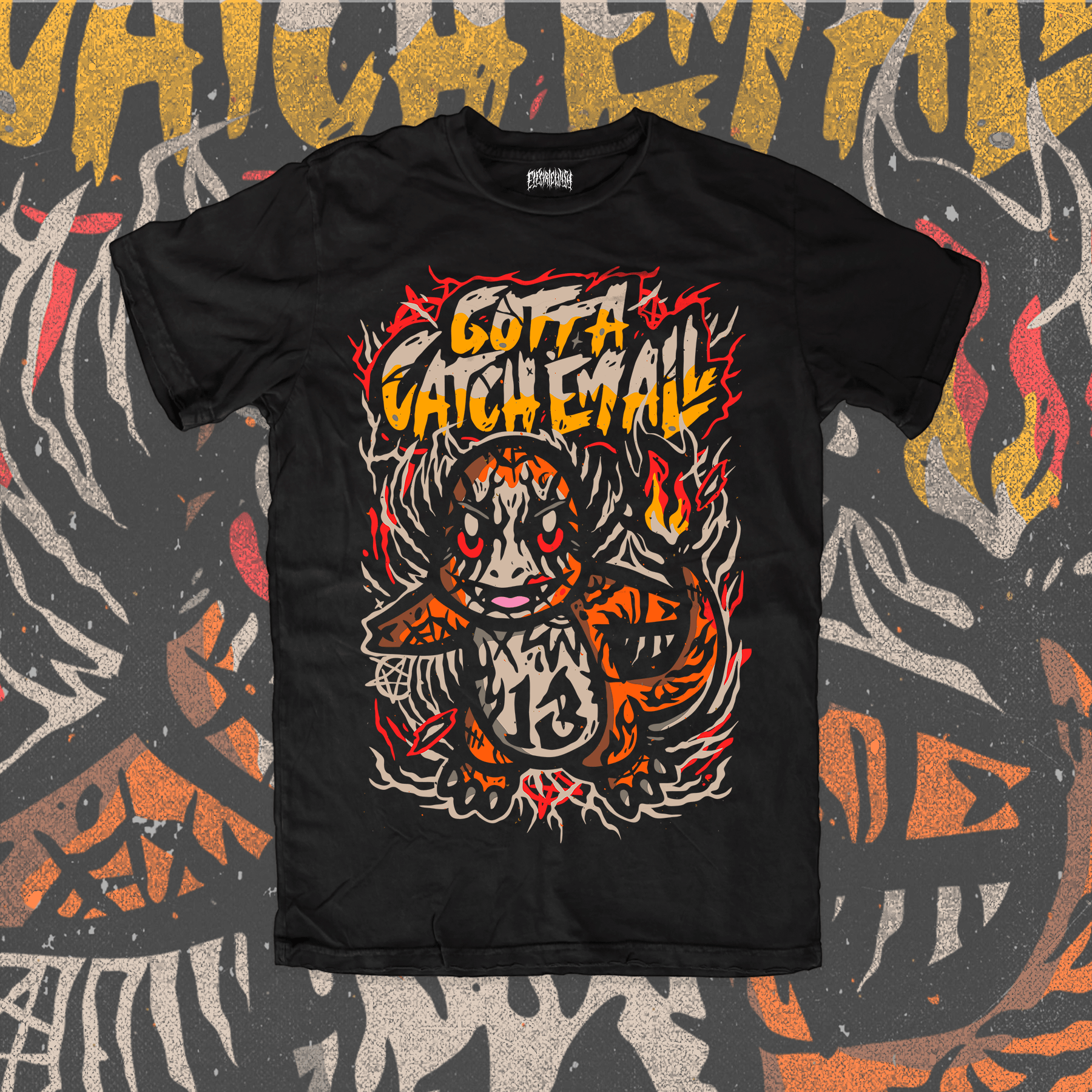 Pocket Monsters Fire T-Shirt