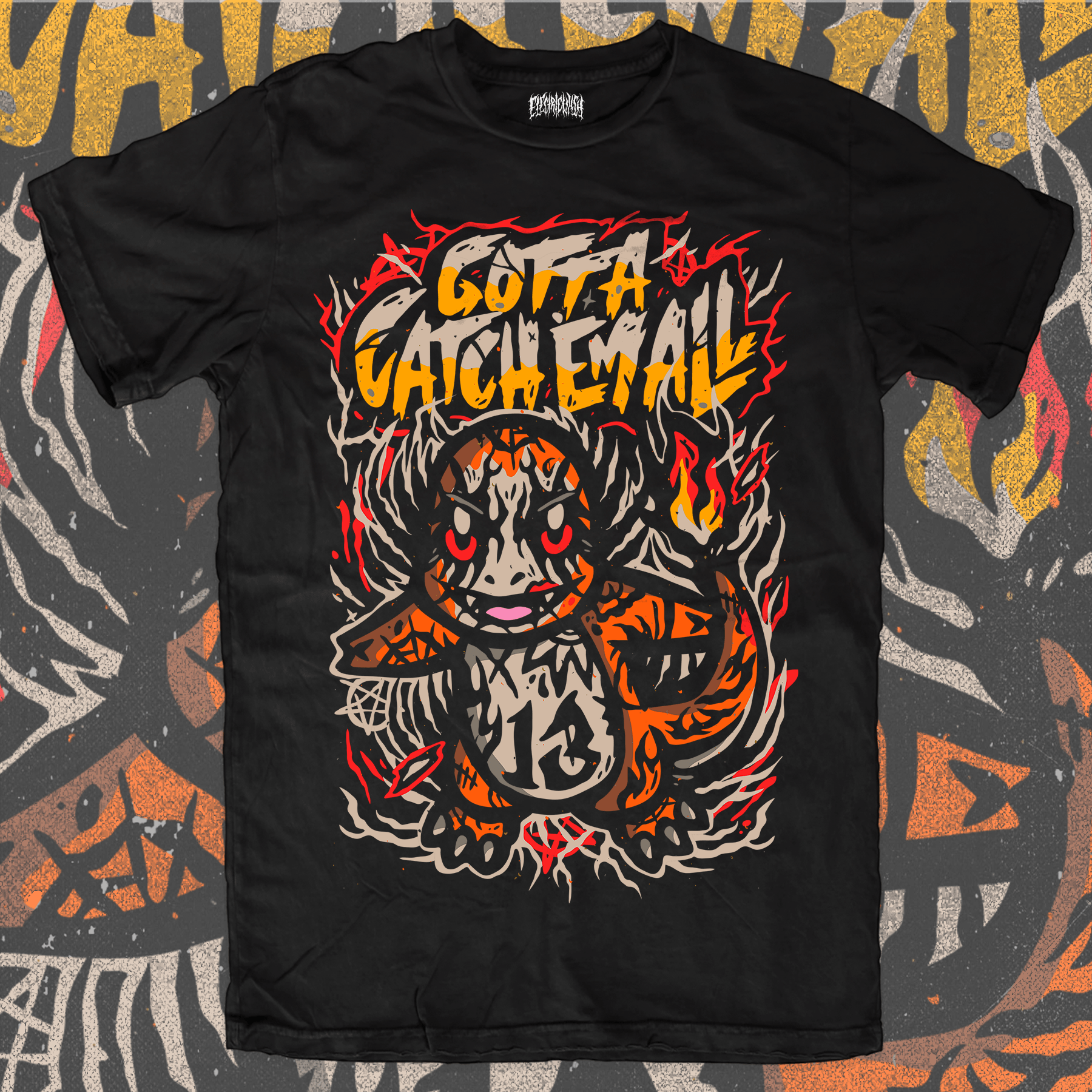 Pocket Monsters Fire T-Shirt
