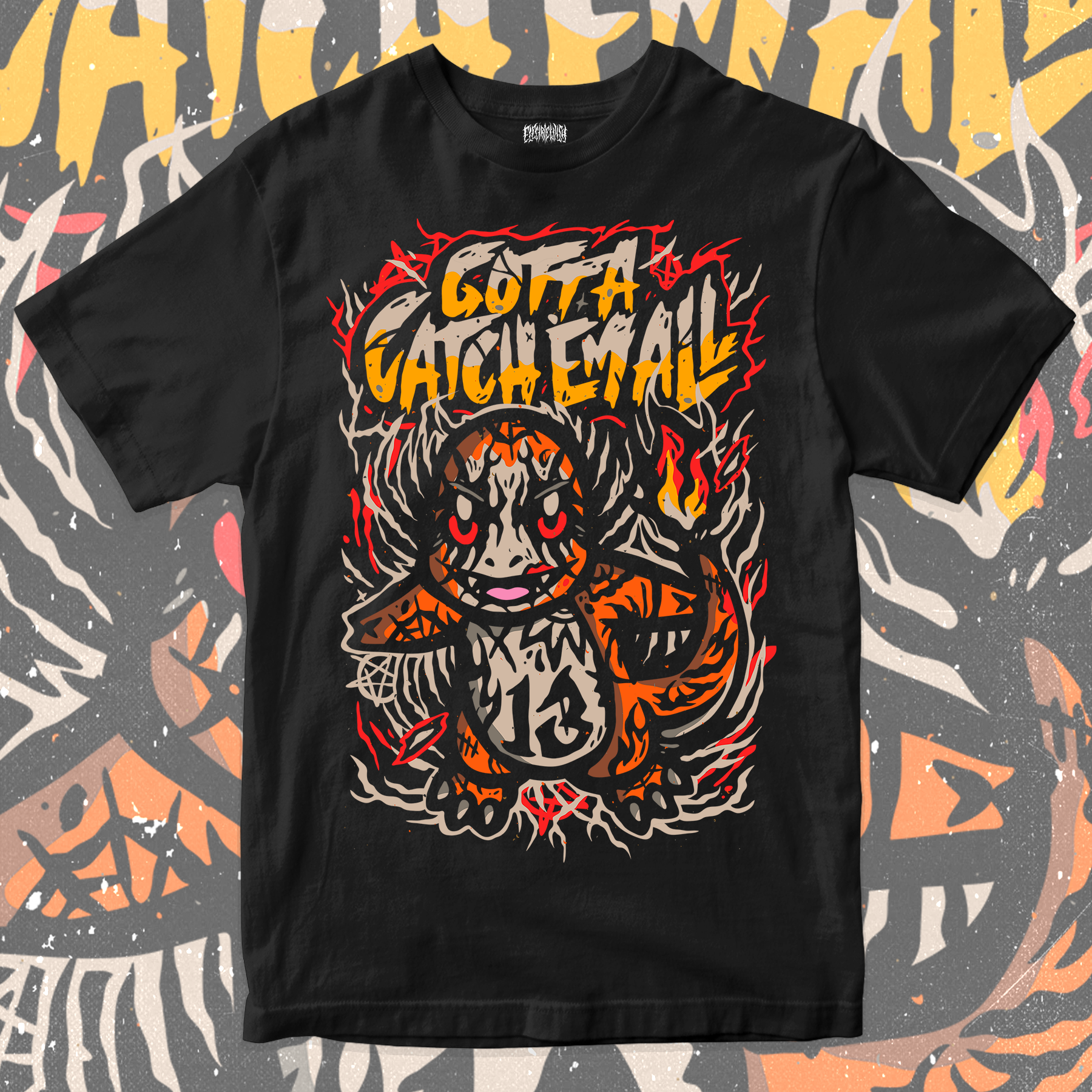 Pocket Monsters Fire T-Shirt