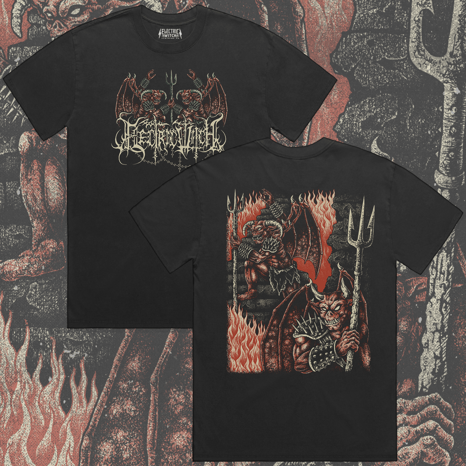 Gargoyle Oversized Faded T-Shirt