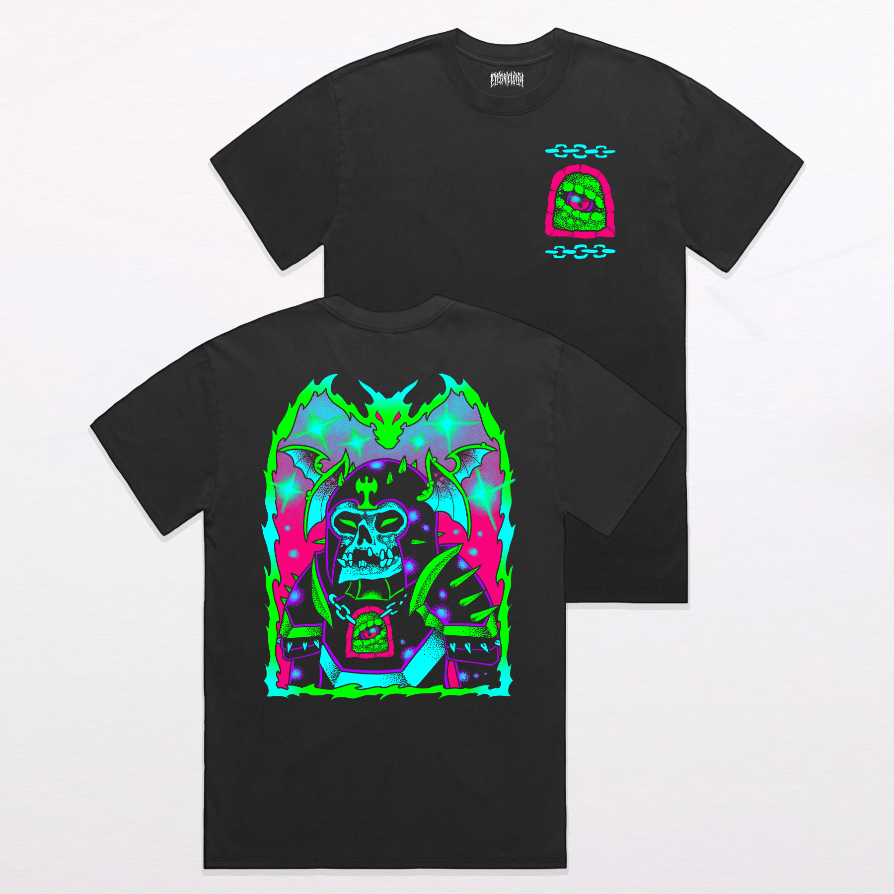 Warrior Premium Oversized Faded T-Shirt