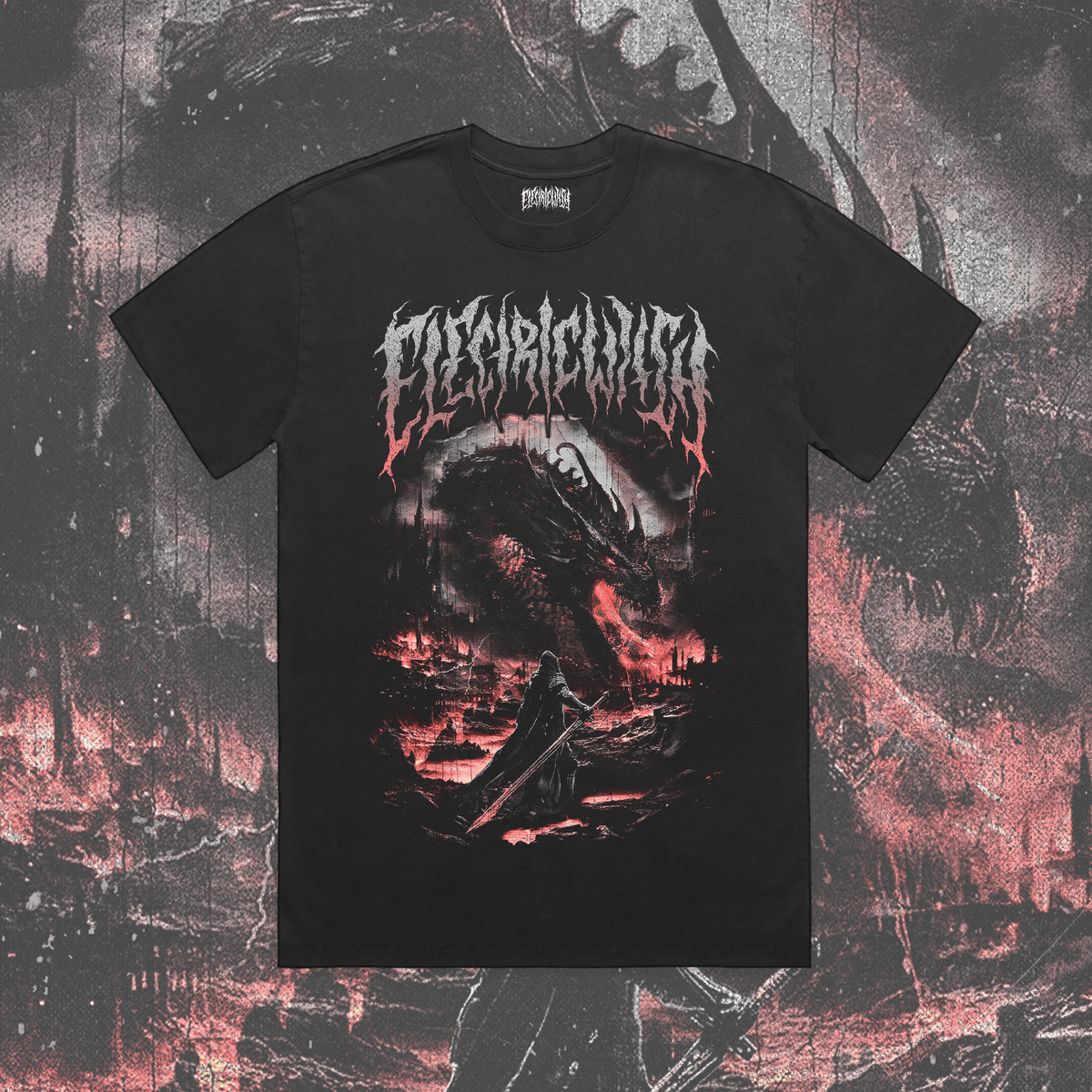 Wyvern Oversized Faded T-Shirt