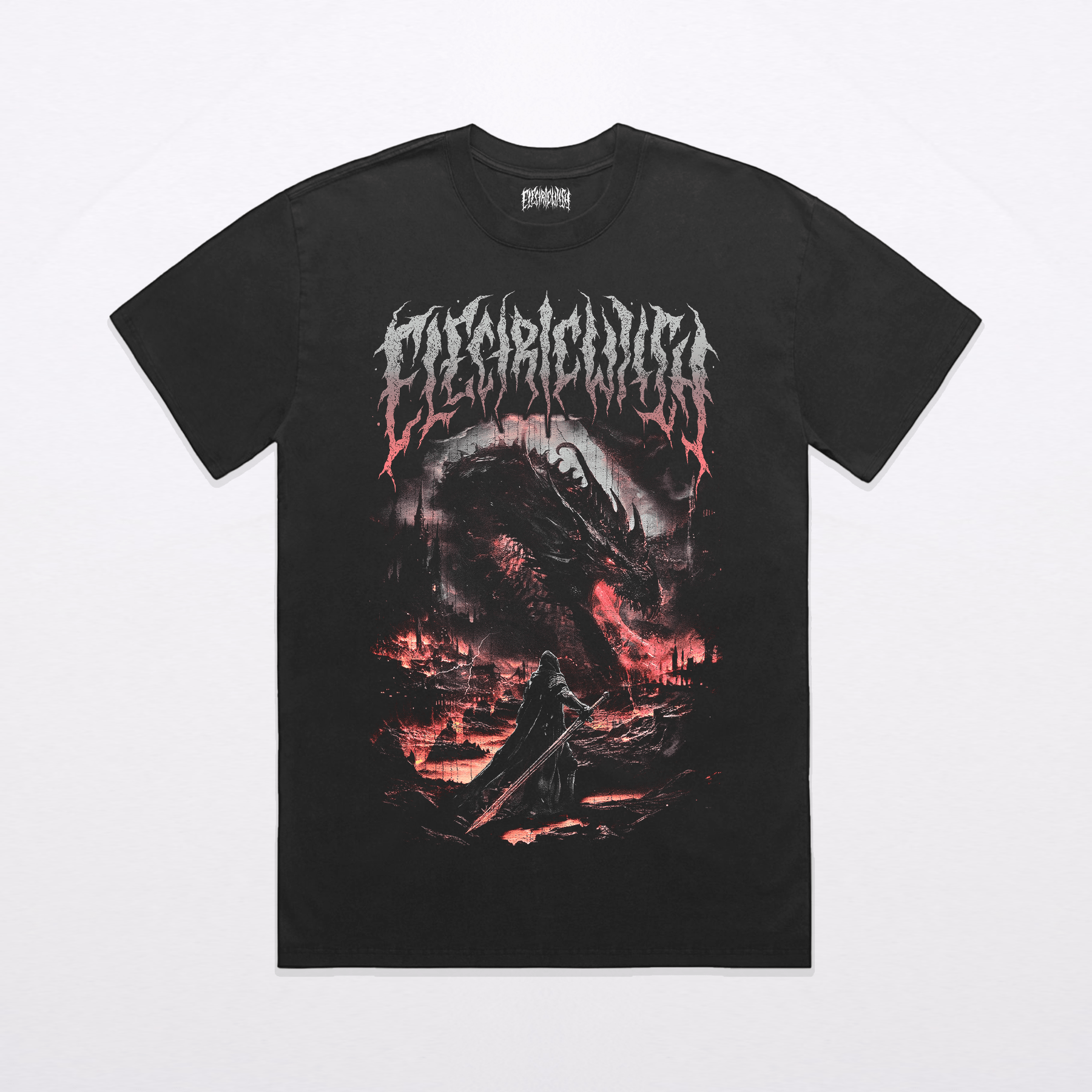 Wyvern Premium Oversized Faded T-Shirt
