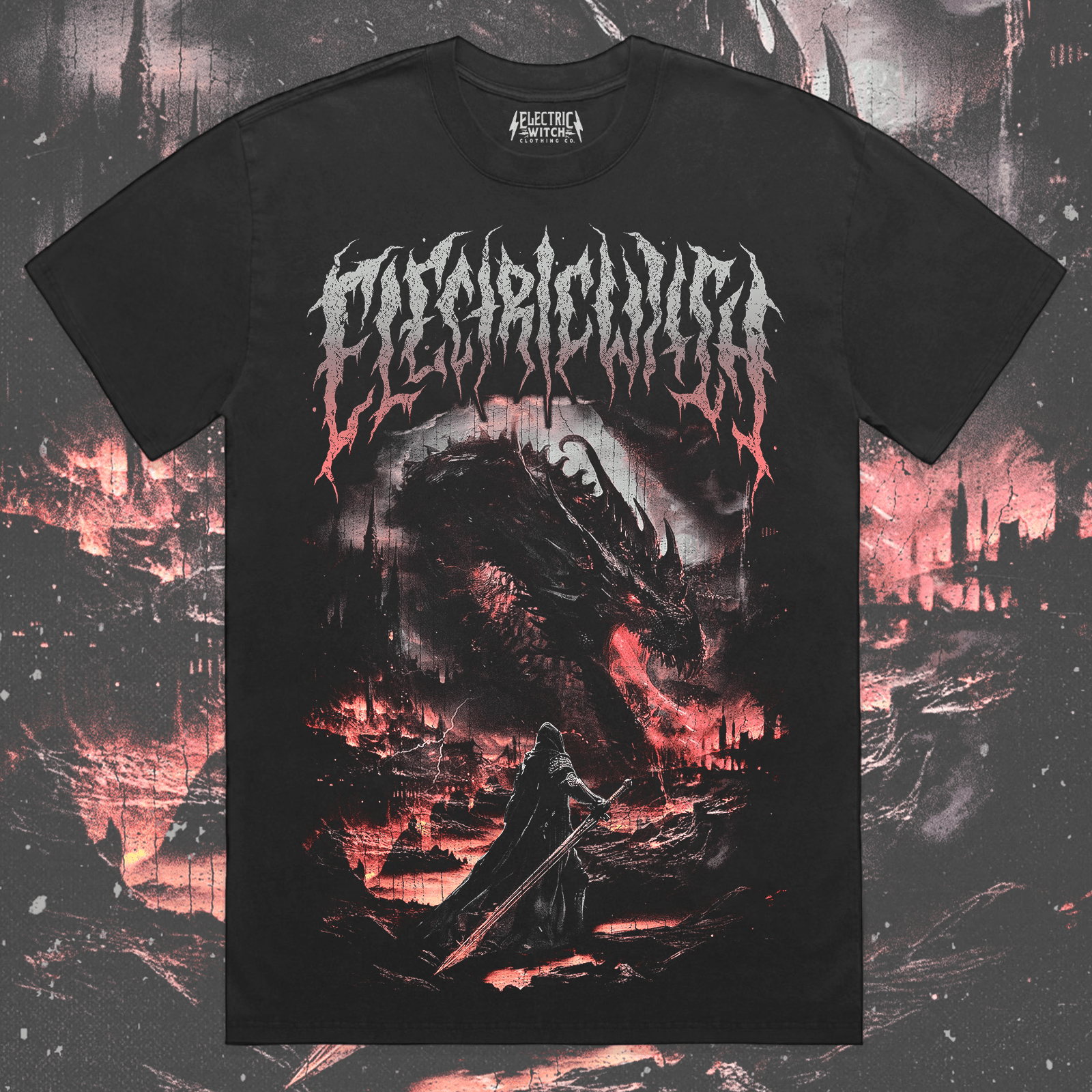 Wyvern Oversized Faded T-Shirt