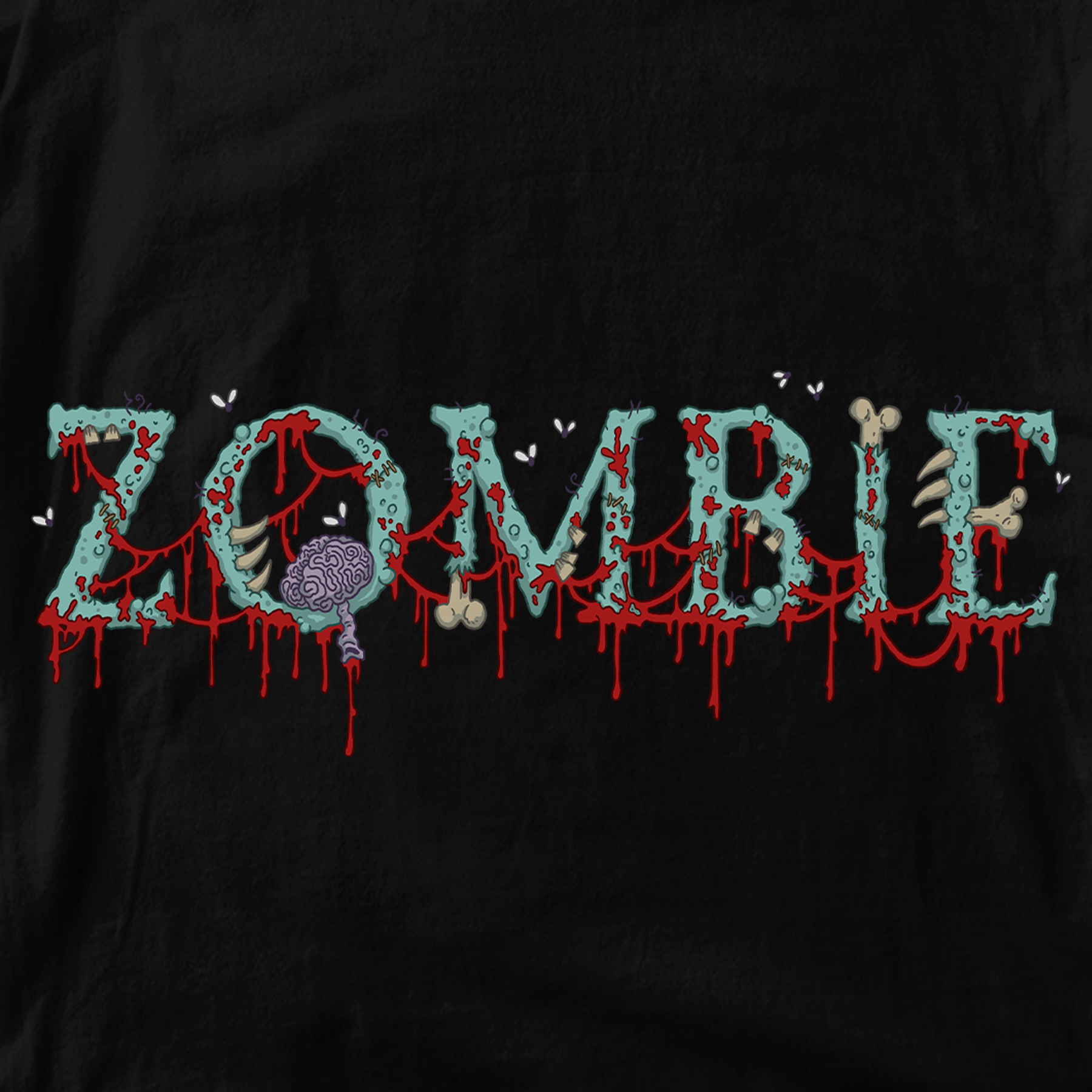 Zombie Slogan T-Shirt
