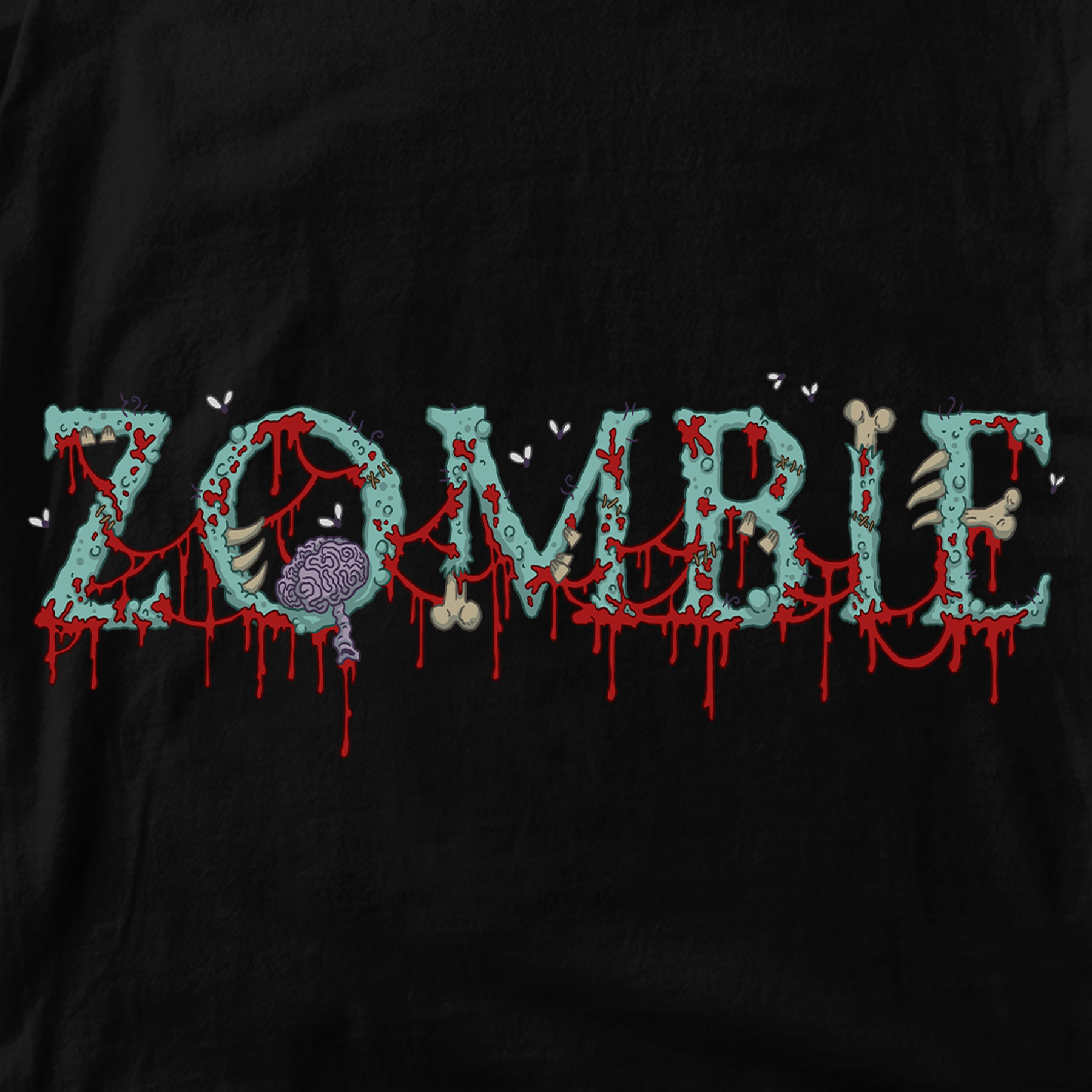 Zombie Slogan T-Shirt