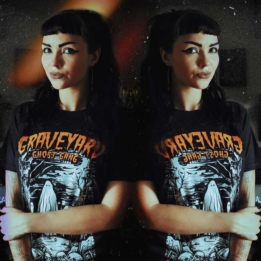 Ghost Gang Tee | Alternative, Gothic & Occult Clothing Fashion Brand Australia - Electric Witch