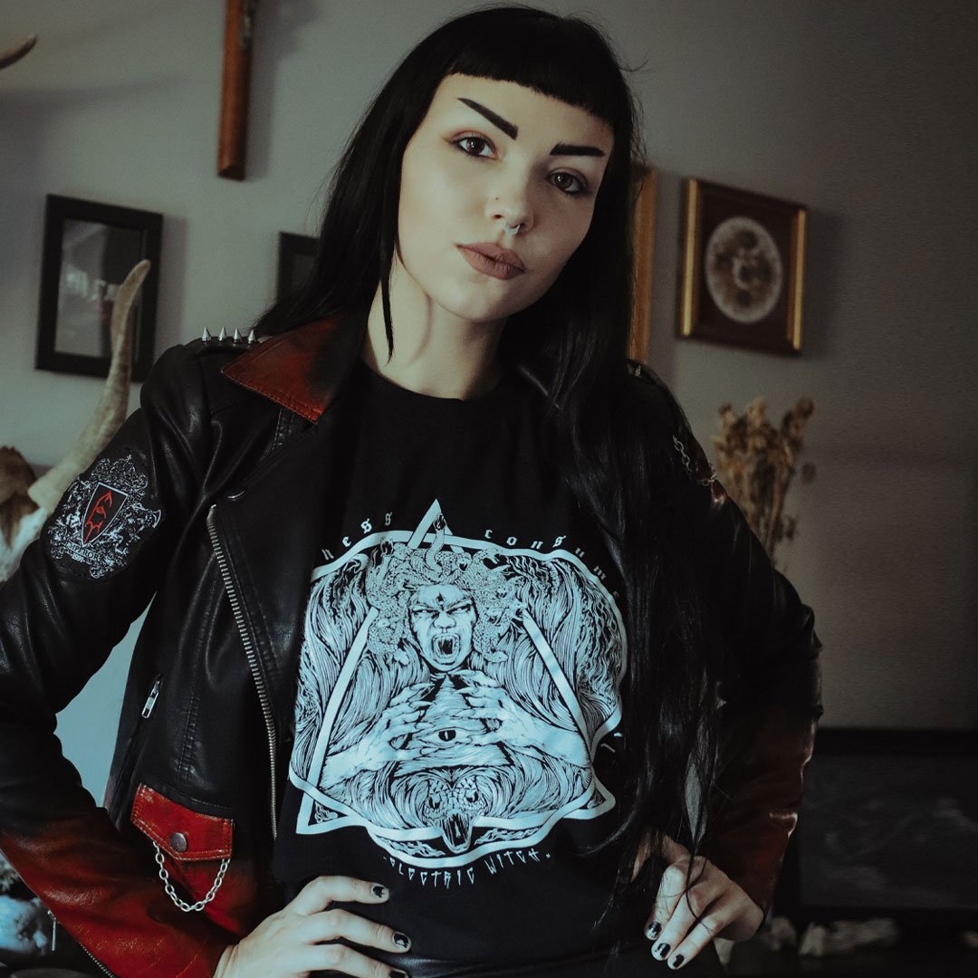 Medusa Tee | Alternative, Gothic & Occult Clothing Fashion Brand Australia - Electric Witch