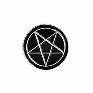 Pentagram Enamel Pin | Alternative, Gothic & Occult Clothing Fashion Brand Australia - Electric Witch